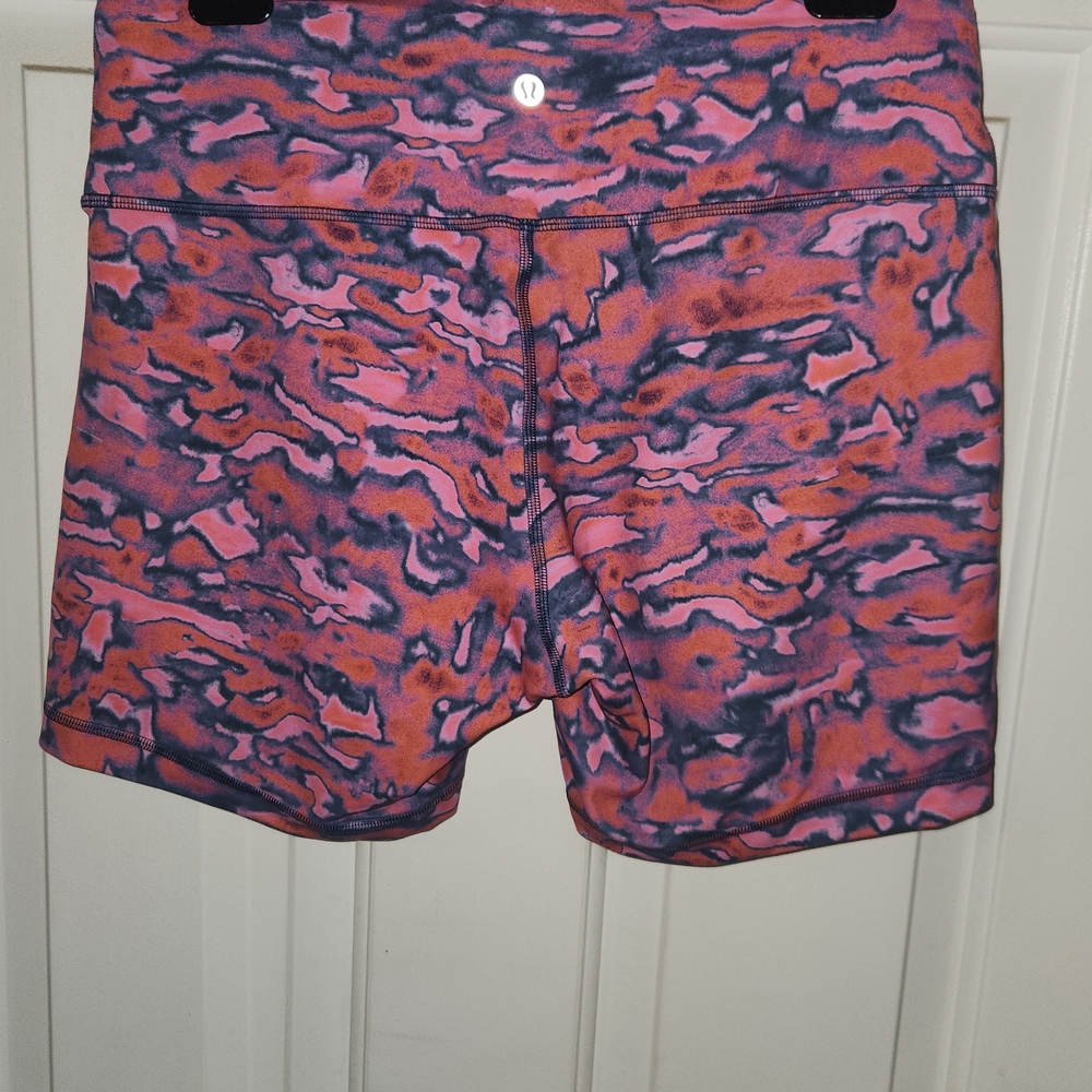 Vibrant Patterned Athletic Shorts - image 2